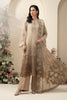 Maria B Luxury Chiffon Dress - Olive Gold