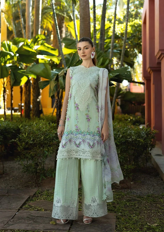 Elaf 3Pc Embroidered Lawn Dress