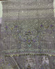 Elaf Purple Organza Hand Made Crystal Work Bridal Frock - Maxi
