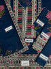 SABYASACHI EMBROIDERED LAWN 3Pc DRESS | TEAL BLUE