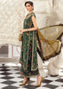 Maria B M Prints Embroidered Lawn Dress - Green