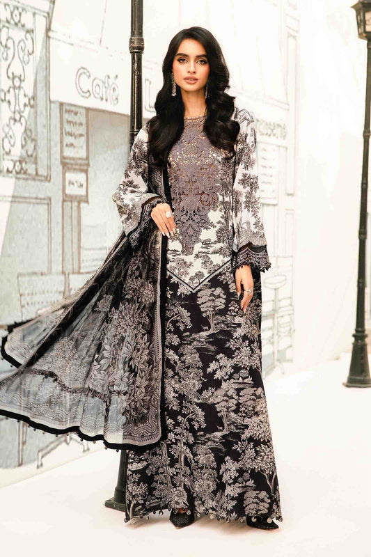 Maria B MPrints Embroidered Lawn Dress