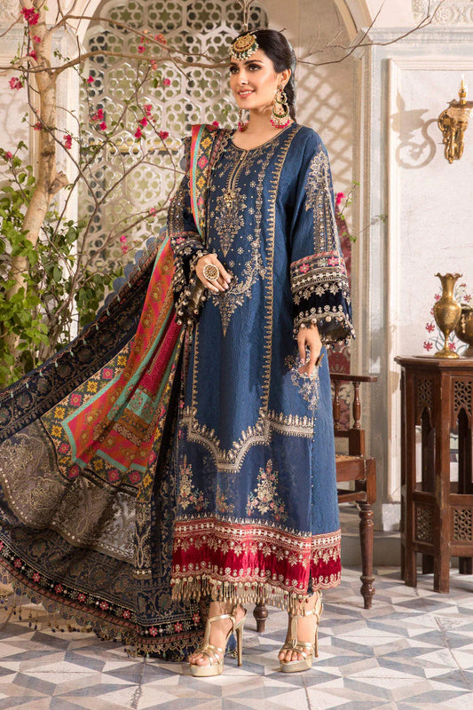 Maria B Chiffon Dress Digital Silk Dupatta