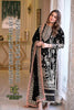 Aneela's Velvet Embroidered Hand Embellished  Velvet Dupatta Collection- Black