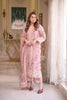 Aneela’s Peach Luxury Chickenkari Lawn Dress