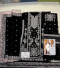 Aneela's Velvet Embroidered Hand Embellished  Velvet Dupatta Collection- Black