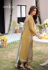 Asim Jofa 3Pcs Golden Organza Dress