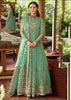 Afrozeh Green Net Frock