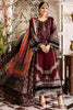 Maria B Mahroon 3Pc Chiffon Dress Digital Silk Dupatta