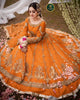 Aiman Khan Orange Frock maxi