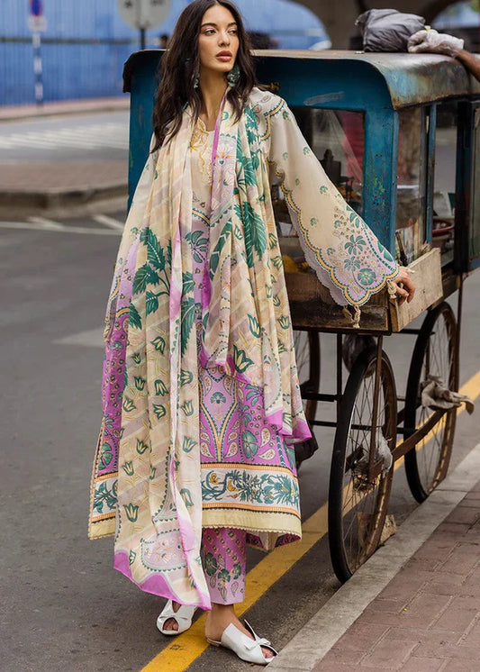Hemline By Mushq Embroidered Lawn - Valeria Summer Collection