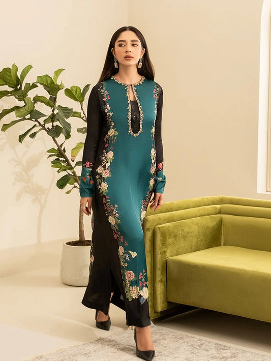 Lulusar 3Pcs Digital Shamoz Silk Collection