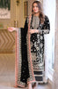 Aneela's Luxury Embroidered Hand Embellished Velvet Wedding Collection- Black