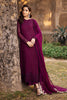Azure Embroidered 3Pc Chiffon Dress
