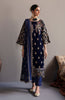 Emaan Adeel | Embroidered Velvet Formal - Micro 9000 - Navy Blue