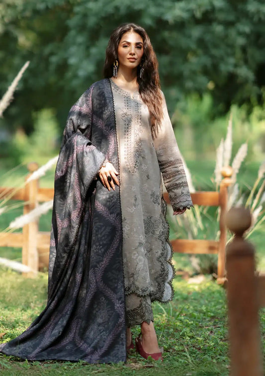 Iznik Front Embroidered Lawn Dress