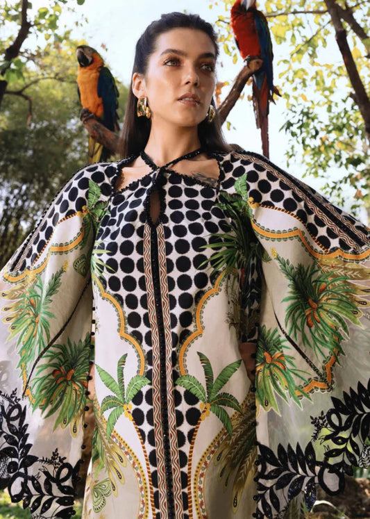 Maria B MPrint Embroidered Lawn Dress D5A26