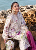 Floral Embroidered Lawn Suit with Lace Cutwork 3Pc – Crimson