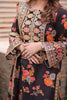 Aneelas Silk Embroidered Unstitched 3 Pc Dress