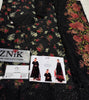 Iznik Black Chickenkari Embroidered Lawn Dress