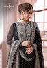 Asim Jofa 3Pcs Black Chiffon Formal Collection Gharara | Unstitched