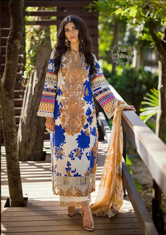 Elaf Embroidered Lawn Dress