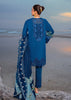 Crimson 3Pcs Blue Lawn Chickenkari Dress