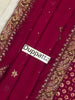 Haris Shakeel Chiffon Hand Embellished Dress with Clutch