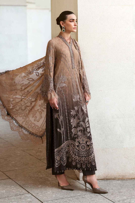 Maria B Luxury Lawn Unstitched Embroidered 3Pc Suit D-2601-A