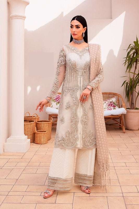 Maryam Hussain Premium Net Dress