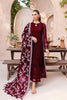 Azure Formal Embroidered 3Pc Chiffon Dress