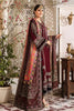 Maria B Mahroon 3Pc Chiffon Dress Digital Silk Dupatta