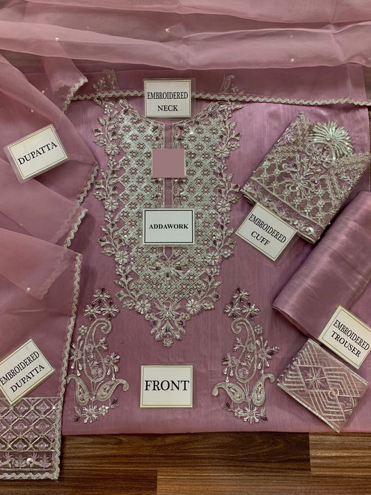 Ajr Couture by Symphony Luxe Lilac Festive | Sheesha Silk Dress