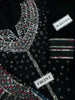 Jazmine Heavy Embroidered Black Velvet Dress