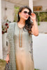 Lulusar Tie N Die Formal Silk Wear Hand Embellished Dress