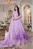 Maria B 3Pc Purple Bridal Net Frock