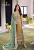 Asim Jofa 3Pcs Golden Organza Dress