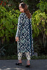 Baroque NavyBlue 3Pc Embroidered Lawn Dress