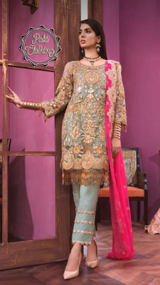 Emaan Adeel Net Dress