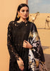 RangRasiya Black Laser Cutwork Lawn Chickenkari Dress