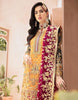 Emaan Adeel 3Pcs Mustard Chiffon Dress