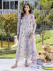 Izel Grey Chickenkari Lawn Dress standing picture