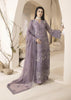 Laam Lavish Mauve Chiffon suit standing pose 1
