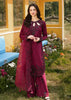 Laam Red Embroidered Lawn Dress Pose 1