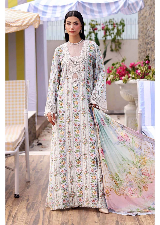 Maria B Embroidered Lawn 3010 B