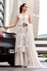 Maria B LaserWork Layers Cutwork Lawn Dress