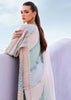 Maria B Pure Swiss Lawn Multi Chickenkari Embroidered Dress D12A26 back pose