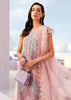Maria B Pure Swiss Lawn Multi Chickenkari Embroidered Dress D12B26 pose 3