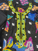 Mushq Black Lawn Collection Dress Neck Picture
