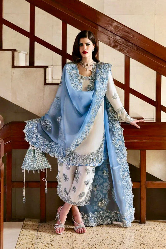 New Hussain Rehar Lawn Embroidered suit